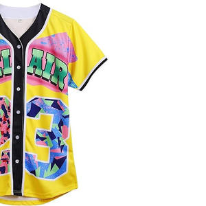 Maillots de baseball unisexes personnalisables et respirants, vêtements de supporter tendance pour les équipes, toutes tailles, livraison rapide, haute qualité - Commandez maintenant ! - Product Image 2