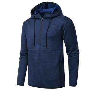 Sudadera con Capucha Personalizada para Hombre, de Alta Calidad, Cómoda, Holgada, con Media Cremallera, Color Sólido, con Múltiples Bolsillos, Sudadera con Capucha y Cierre de Cremallera - Product Image 2