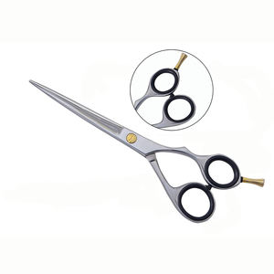 Ciseaux de coupe de cheveux 6.6 pouces Ciseaux de coiffeur en acier inoxydable Ciseaux de coupe de cheveux extra pointus avec étui en cuir - Product Image 3