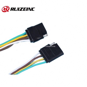 シングルヘッド4コア電源コード車トレーラーコネクタソケット配線ハーネスプラグ - Product Image 1