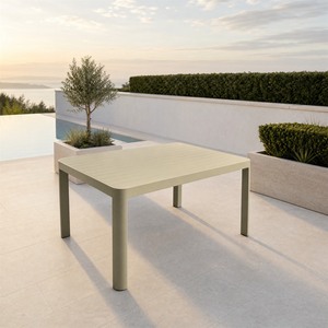 <span class=keywords><strong>Table</strong></span> de jardin <span class=keywords><strong>extensible</strong></span> en <span class=keywords><strong>aluminium</strong></span> à lattes, de 97 à 149,5 cm, pour jardin, patio, hôtel, cour, villa, parc - Product Image 1