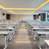 Ensemble de chaises pliantes durables en maille Mobilier de table de conférence pour centre de réunion polyvalent Hilton
