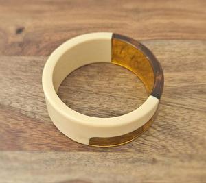 Bijoux de plage d'été en acrylique Anneau de manchette Grands bracelets en résine Bracelet épais pour femmes - Product Image 5