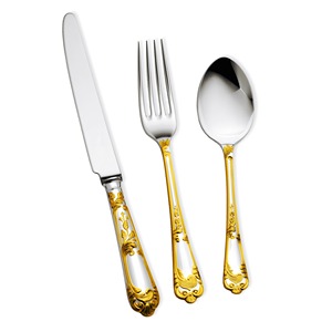 Indian Manufacturer's Wholesale Stainless Steel Flatware Set Custom Vintage Design Wedding Cutlery for Lunch Buffet High Quality - Product Image 2