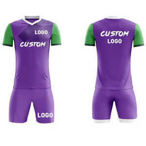Maillots de football personnalisés pour hommes, respirants, à manches courtes, kits domicile/extérieur, 100 % polyester, légers, antibactériens - Product Image 6