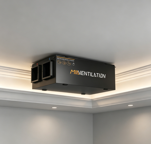 Système d'échangeurs de flux double <span class=keywords><strong>VMC</strong></span>/MVHR <span class=keywords><strong>professionnel</strong></span> pour la ventilation d'air, pièces de système CVC rectangulaires intelligentes à économie d'énergie - Product Image 1