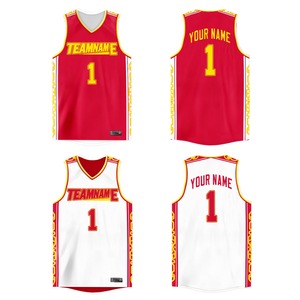 Camiseta de Baloncesto Personalizada con Nombre y Números, Diseña Tu Propia Ropa Deportiva Reversible de Hip Hop, Camisetas para Juegos al Aire Libre para Hombre - Product Image 5