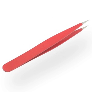 แหนบปลายแหลมสแตนเลสสำหรับต่อขนตา อุปกรณ์ต่อขนตาแบบมืออาชีพ 728 - Product Image 2