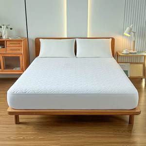 Protecteur de matelas pour lit king-size et queen-size, anti-acariens, anti-poussière, ultrasonique, imperméable - Product Image 1