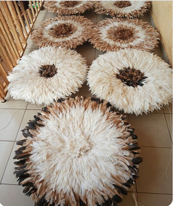 Modern Bamileke Juju Hat from West Africa for <b>Home</b> <b>Decor</b> in Multi-Color Types Made of Bamboo - Product Image 5