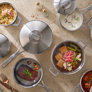 Kooza Mini-casserole en acier inoxydable 316 - 24 cm - Poignée amovible - 6 options - Product Image 1