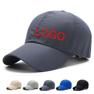 Nón kết cotton 6 mảnh in theo yêu cầu - Khô nhanh, lỗ cắt laser, thiết kế thể thao có thể điều chỉnh, nón kết tùy chỉnh - Product Image 1