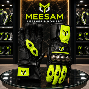 Gants de moto en cuir pour la course, nouveaux modèles 2027, protection complète des doigts, gants de course respirants et ventilés pour side-car - Product Image 2