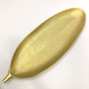 Juego de 2 bandejas ovaladas largas de bronce, platos decorativos de Metal, elegante organizador de platos para servir, tocador, acento, para el hogar Decoración elegante, boda - Product Image 5