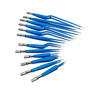 Pinzas Bipolares Manuales de Punta Fina, Acero Inoxidable, Revestimiento Antiadherente, Reutilizables, Autoclavables, Aprobadas por CE e ISO, Clase II, OEM Disponible - Product Image 6