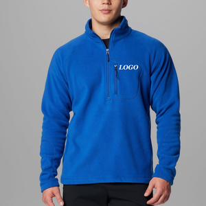 Customized Logo Full Sleeve <b>Men</b> Pullover <b>Sweatshirt</b> With Solid Color Cheap Rate / Ribbed Cuffs With Front Pocket And Custom Logo - Product Image 1