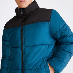 Chaqueta Acolchada Personalizada para Hombre, de Alta Calidad, Informal, con Tela Brillante, Transpirable, con Cuello Alto y Decoración de Bolsillos, MOQ Bajo - Product Image 2