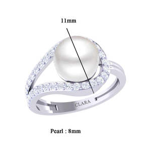 Compre Anillos de Plata de Ley 925 con Perlas para Mujer - Product Image 2