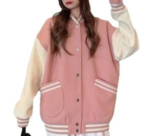 Nouvelles vestes Letterman pour femmes de qualité supérieure veste universitaire en gros personnaliser les vestes universitaires coupe-vent pour femmes - Product Image 5