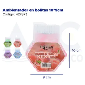 Eco-friendly 10*9cm in polvere solida deodorante palle per uso multiplo di auto e camera da letto a casa - Product Image 2