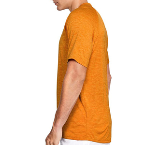 T-shirts d'entraînement décontractés pour hommes T-shirts respirants de fitness musculaire T-shirts imprimés avec logo personnalisé T-shirts 100% coton pour hommes - Product Image 3