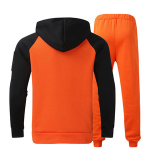 Vente en Gros de Survêtements pour Hommes avec Logo Personnalisé Coupe-Vent Polaire de Coton Uni avec Rayures Blanches Imprimées Vêtements de Sport - Product Image 2