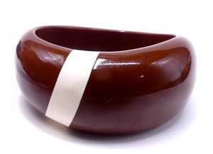 Nouveau bracelet en céramique classique de haute qualité, design marron et blanc, rayures élégantes, bijoux unisexes tendance, mariage, fête, femme - Product Image 6