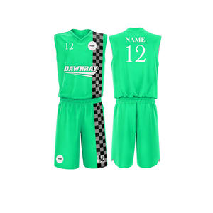 Ensemble de maillot de basket-ball de qualité supérieure, maillot et short en polyester respirant à séchage rapide, vêtements de sport d'équipe pour hommes, femmes et jeunes - Product Image 6