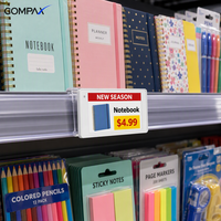 COMPAX 1.54'' BWRY E-Ink Elektronisch Schaplabel BLE 5.0 Digitale Prijskaartje 10-Jaar Batterijduur IP65 Geclassificeerd Zelfbedieningsbedrijf