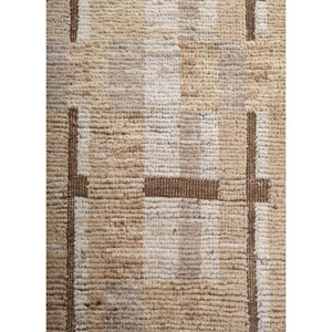 Alfombra de Lana Tejida a Mano Manifest Ivory Re-1607 con Patrón Geométrico Abstracto para Sala de Estar, Pasillo, Rectangular, Estilo Tabriz para Adolescentes - Product Image 3