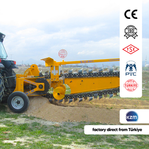 เครื่องขุดร่องดินแบบโซ่ติดรถแทรกเตอร์รุ่นใหม่ พร้อมระบบเกียร์ Vario ที่จดสิทธิบัตรแล้ว สำหรับงานหนัก ติดตั้งระบบน้ำ ความยาวร่อง 140-180 ม./ชม. พร้อมลูกปืน - Product Image 4