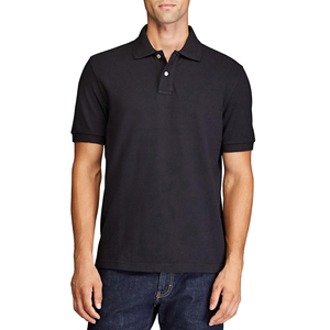 Polos de golf personnalisés pour hommes en polyester respirant évacuation de l'humidité caractéristiques de séchage rapide t-shirt polo imprimé à manches courtes - Product Image 3