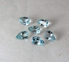 Piedra preciosa de piedra preciosa con forma de pera de Aguamarina natural con excelente pulido y corte de joyería genuina que hace piedras sueltas a granel - Product Image 2