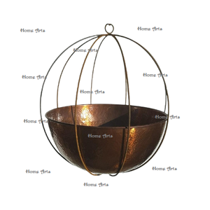 Pot de fleurs suspendu en métal de qualité supérieure Design classique taille personnalisée jardinière suspendue pour la décoration de jardin - Product Image 1