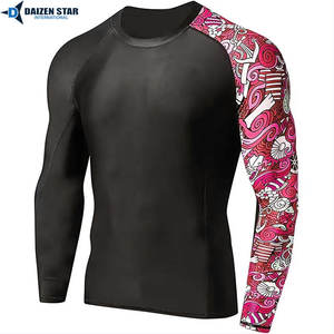 Haut de sport pour homme à manches longues, protection UV UPF50+, respirant, écologique, séchage rapide, idéal pour la natation, le surf et la gym - Product Image 4
