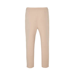 Pantalones de Lona de Cintura Alta y Pierna Ancha para Mujer con Laterales Elásticos - Product Image 3