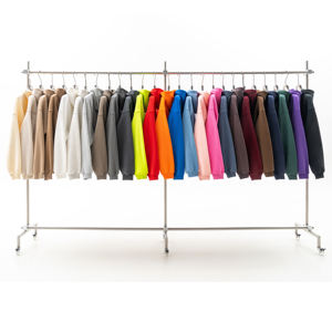 Sudadera con capucha de gran tamaño con logotipo personalizado de alta calidad con estampado Bordado de lana en blanco estilo suelto informal de talla grande sudaderas con capucha para hombre - Product Image 1