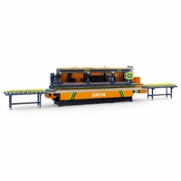 Machine à rectifier les bords réglable pour granit et marbre, rectification horizontale des bords de pierre avec protection d'arrêt d'urgence