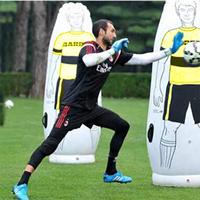 Maniquí de Entrenamiento de Fútbol Inflable IRIS, Ecológico, de PVC, para Práctica de Tiros y Ejercicios de Tiros Libres