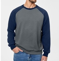 Gaya Unik Pakaian Musim Dingin Fashion Kaos Unisex Lengan Reguler Desain Kancing Leher O Ramah Lingkungan Katun Fleece Vintage Solid