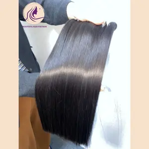 Top Raw Vietnamese Wavy Hair Unprocessed Virgin Natural Straight From Vendors Vietnamese Cuticle Aligned Raw Human Hair Soft