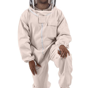 Traje de Apicultor con Capucha, Ropa Protectora para Apicultura, Cómodo, Transpirable, de Poliéster, Resistente al Calor 100-150°C, Velo Protector - Product Image 3