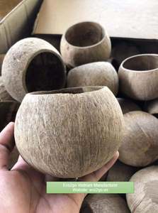 Top Trending Coconut Shell Bowl Natural Small Vietnam for <b>Candle</b> With Engraved Laser Logo High Quality for Exporting by Eco2go - Product Image 4