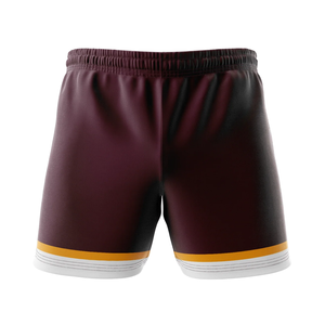 Short de rugby en tissu de coton de qualité supérieure Short de rugby unisexe avec broderie et logo personnalisé pour entraînement sportif - Product Image 1