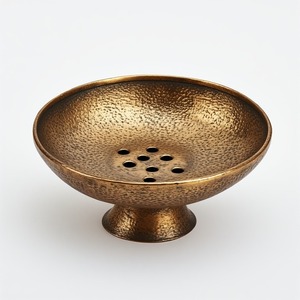 Juego de quemador de incienso de latón hecho a mano artesanal, arte moderno, motivo antiguo, acabado superficial pulido elegante, uso aromático, diseño portátil - Product Image 4