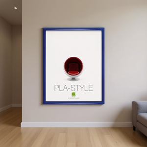 Marco de Plástico Azul Brillante Estilo PLA BÁSICO de 30x40cm para Bubola y Naibo, Categoría de Producto Marcos de Plástico, Modelo PLA01 BL 11 - Product Image 3