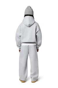 Pantalons de survêtement décontractés surdimensionnés à jambes droites personnalisés - Mélange de polyester/coton lourd - Product Image 6