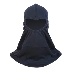 Custom Knit 15CAL Fullsheild FR Face Mask Arc Rated Flame Retardant Hood Nomex Fire Resistant Balaclava For Firefighter