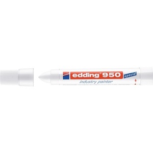 EDDING แพ็ค 10 ชิ้น ปากกาเขียนแบบอุตสาหกรรม 950 สีขาว ขนาดเส้น 10 มม. ปลายกลม - Product Image 1