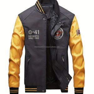 Chaqueta Unisex de Lana para Hombre, Chaqueta de Béisbol Universitario con Capucha, Chaqueta XL de Tela Satinada para Invierno - Product Image 6